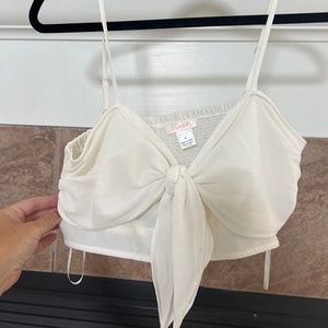Tie crop top